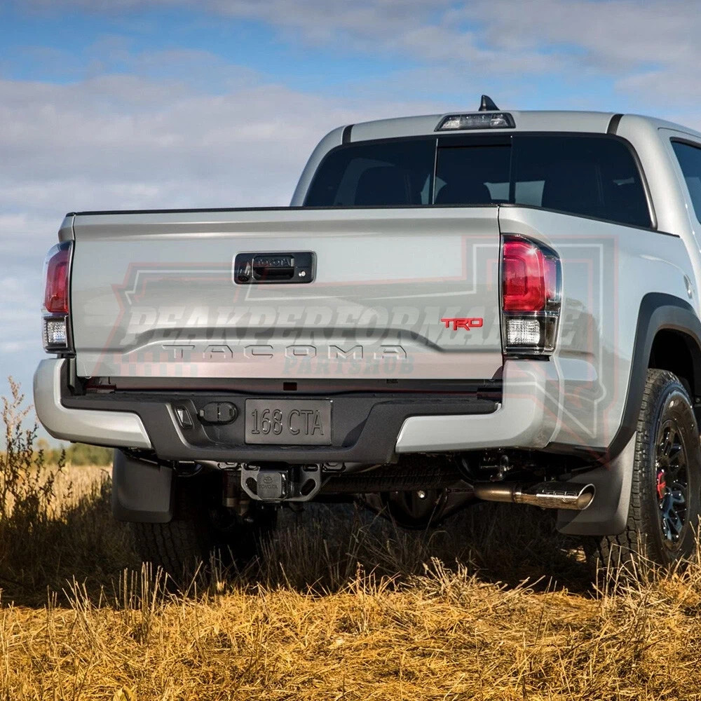 5" w/TRD Metal Tailgate Trunk Badge For Tundra 4Runner Tacoma Matte Red/Black