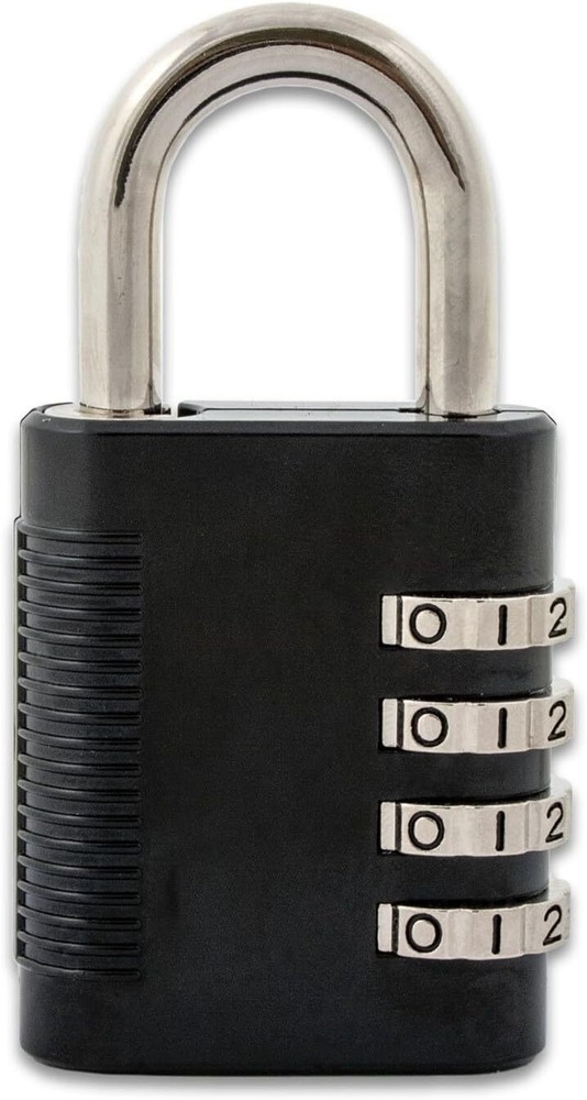 FJM Security SX-575 Locker Combination Padlock with Key Override and Code