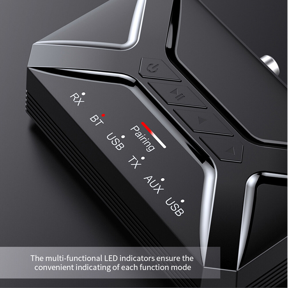 Long Range Bluetooth Transmitter Receiver For TV Home Car Stereo Audio Adapter