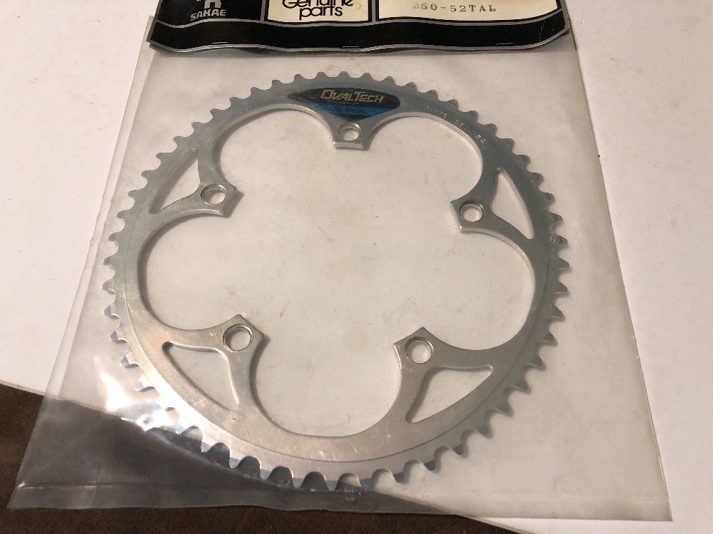 Vintage Sakae SR Ovaltech Chainring MTB 52 T