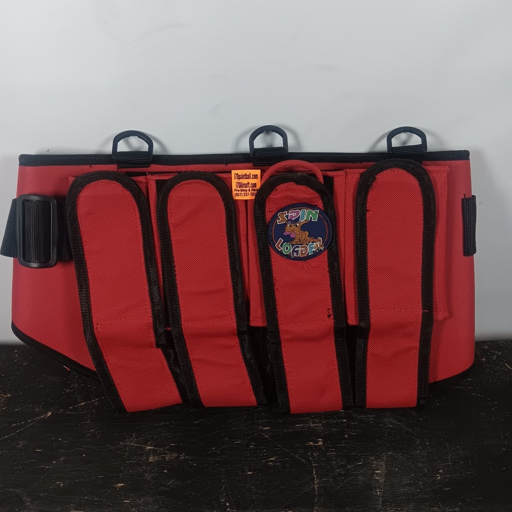 Red Spin Loader 4 Pod Pack Belt