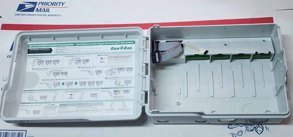 RAINBIRD ESP-M MODULAR SPRINKLER IRRIGATION CONTROLLER LAWN - BOX ONLY N2.4