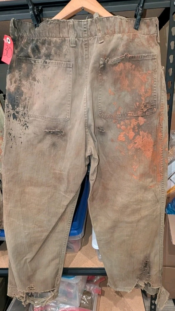 WWII/2 USMC Miniseries Pacific HBT combat aged matching tunic and pants set