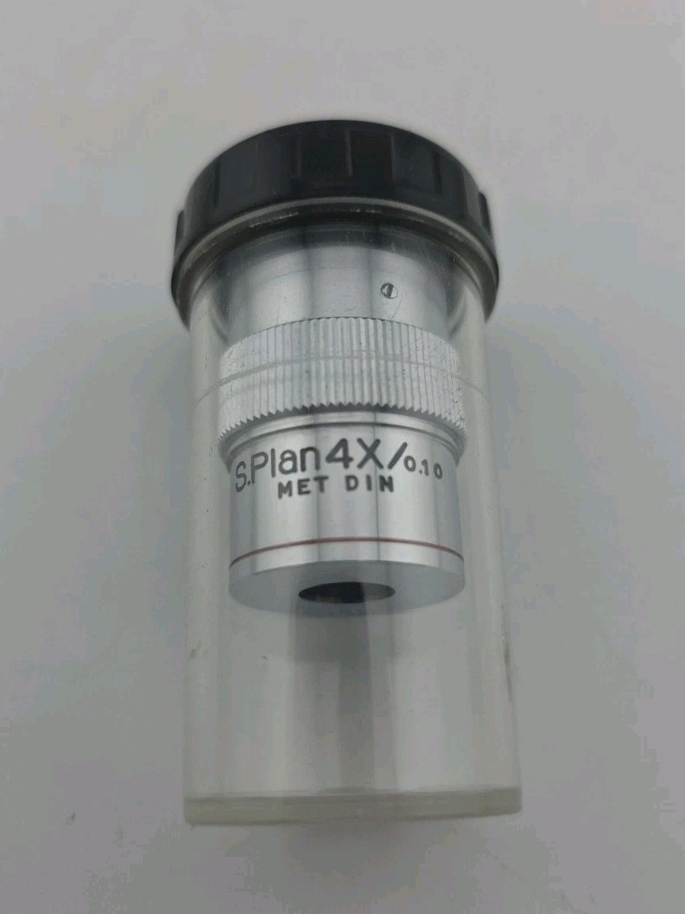 Meiji Microscope Objective S Plan 4X/0.10
