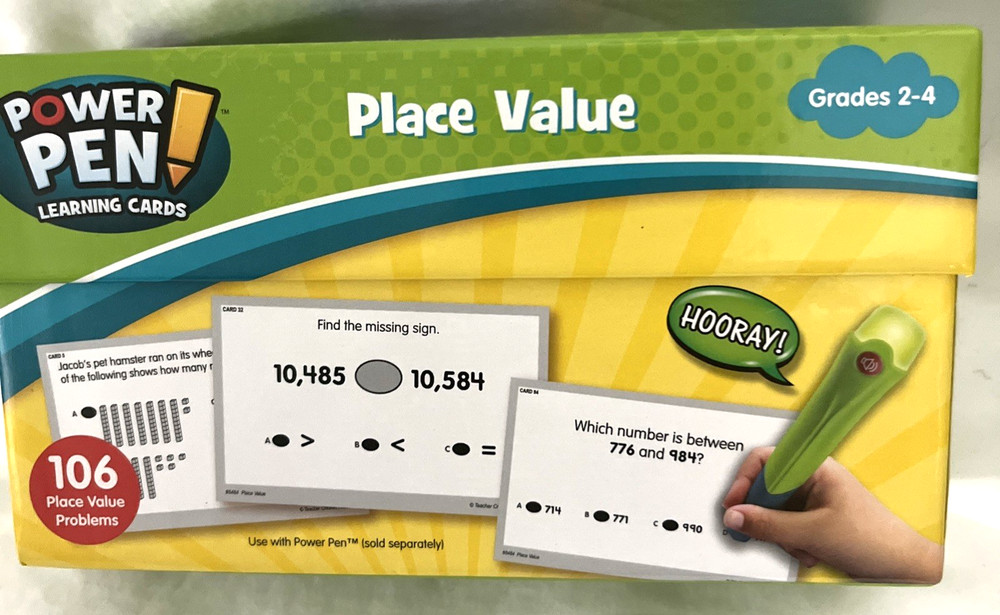 Pen Power Learning Cards  Place Value  Grades 2-4