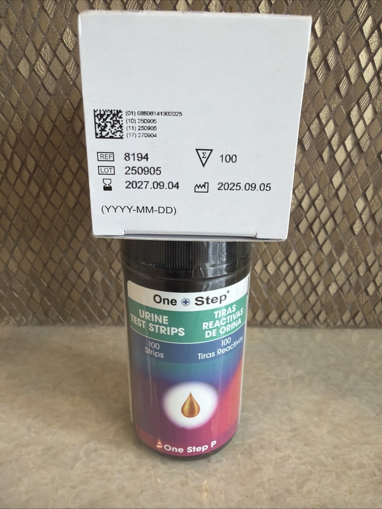 One Step Protein Urine Testing Kit, 100 Test Strips, Quick, Accurate...