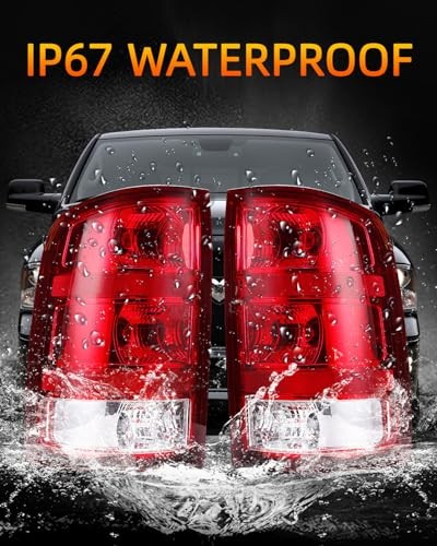 rear brake tail light compatible with 2007-2014 gmc Left Driver Side Red