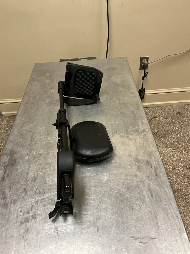 Ki Mobility Elevating Legrest Left Side With Calf Pad, 14" - 20" Length TS1