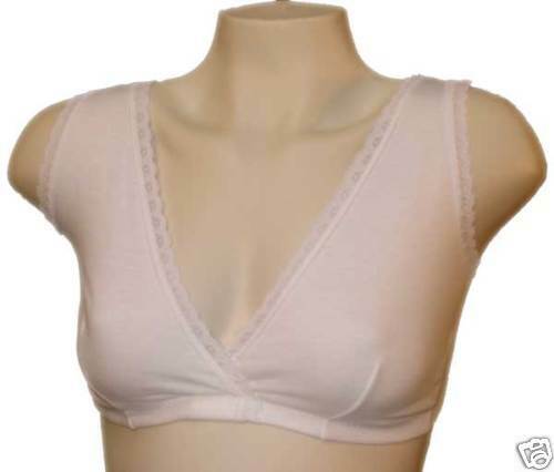 Comfortable White Sleep Bra size 1x 40-42 E/F