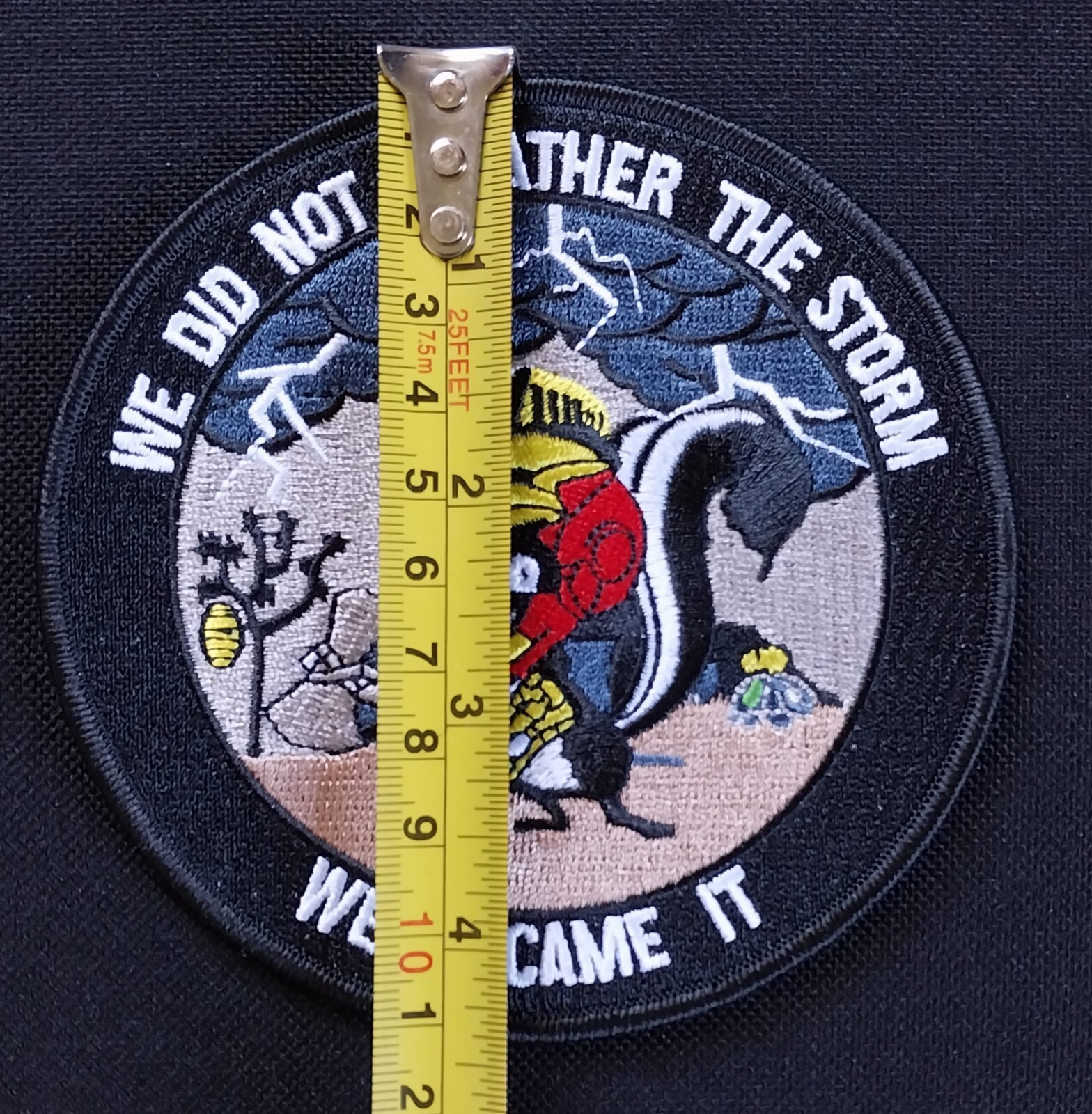 Skunkworks We Did Not Weather The Storm Lockheed USAF NASA Embroidered PATCH