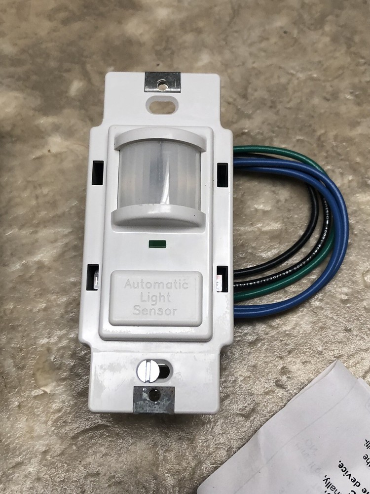 New Sensor Switch WSD 2P SN W Wall Switch Decorator No Switch 2 Pole WSD-2P-SN