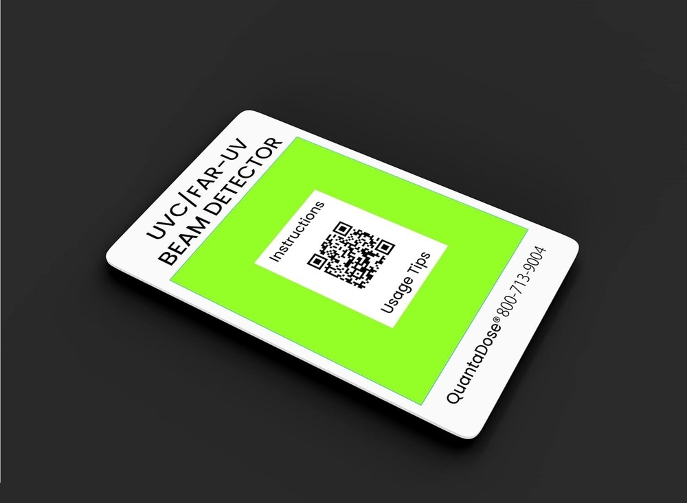 6-in-1 QUANTADOSE® UVA/UVB/UVC/Far-UVC Light - UV TEST CARD