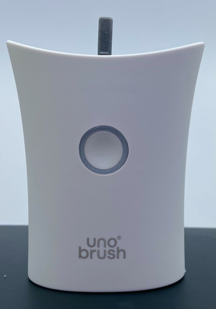 Unobrush V1 Toothbrush Single Package Charge Base Cord Main Unit Booklet Tabs
