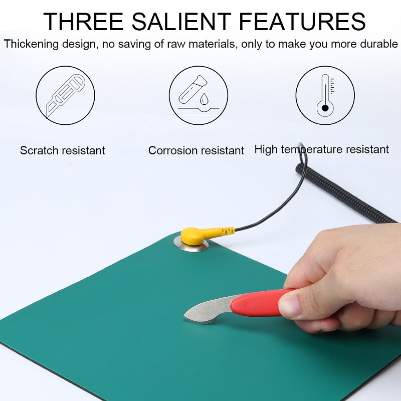 Anti-Static Wrist Strap Electrostatic Discharge Ground Wire Mat for Smart Watch