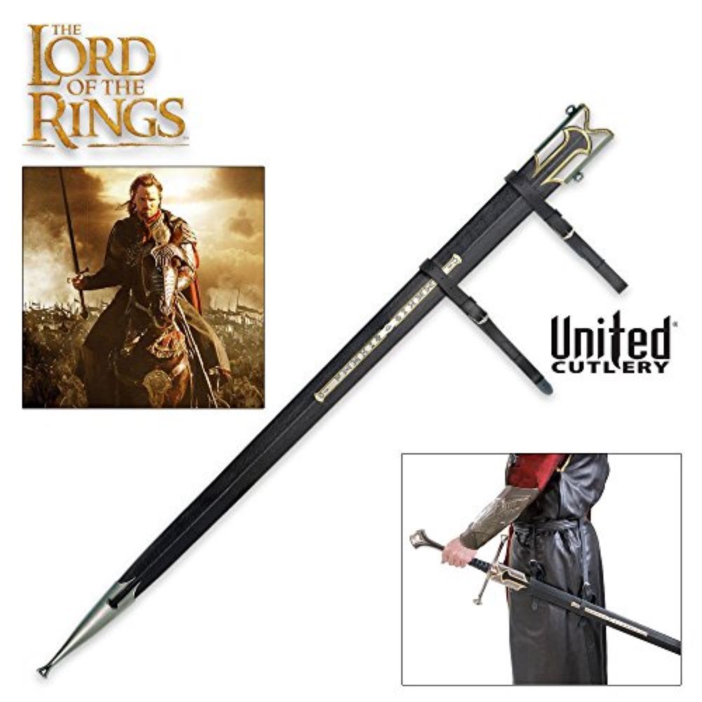 Lord of The Rings Scabbard for the Anduril Sword of King Elessar and Wall Plaque