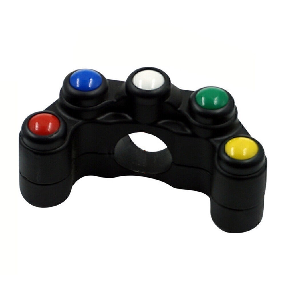 7/8" 22mm Universal Handlebar Switch 5 button Array Switches Plastic Motorcycle