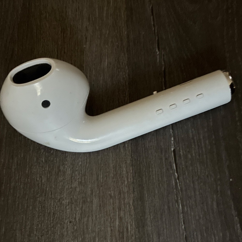 A bug Speaker that resembles a  apple AirPod.