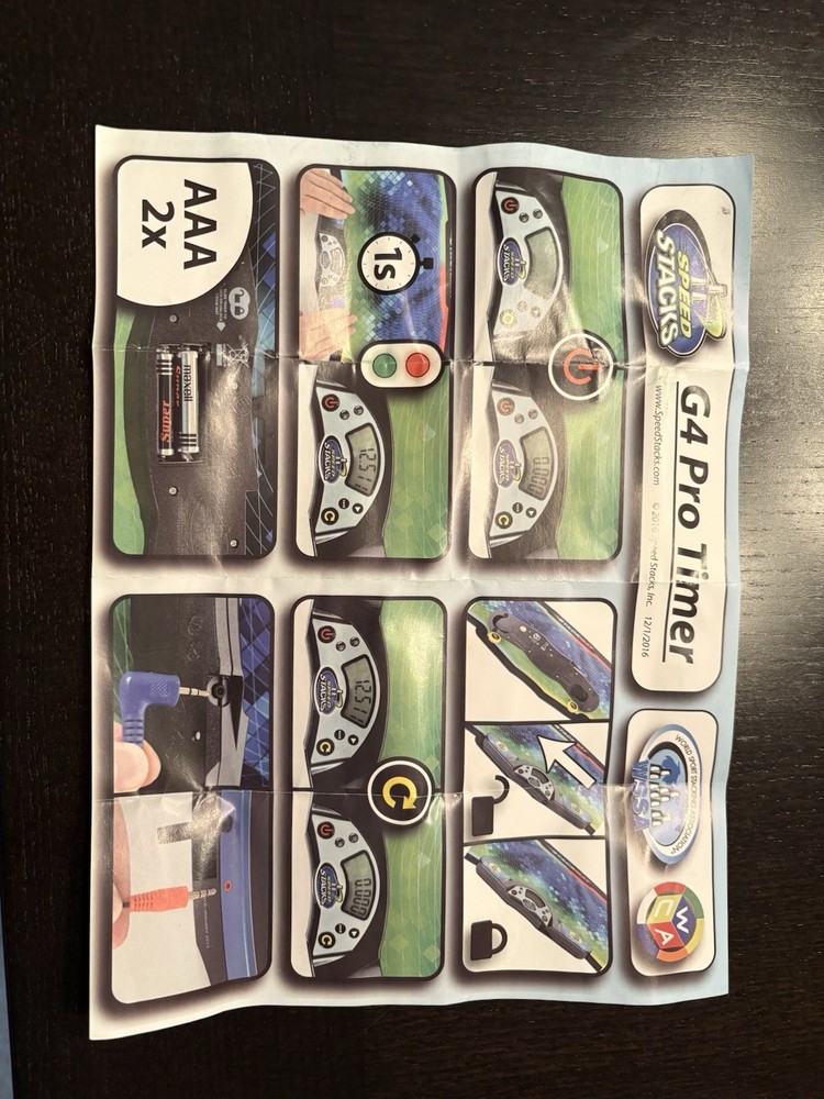 Speed Stacks G4 Pro Timer Handheld Electronic Game Timer. Lightly Used