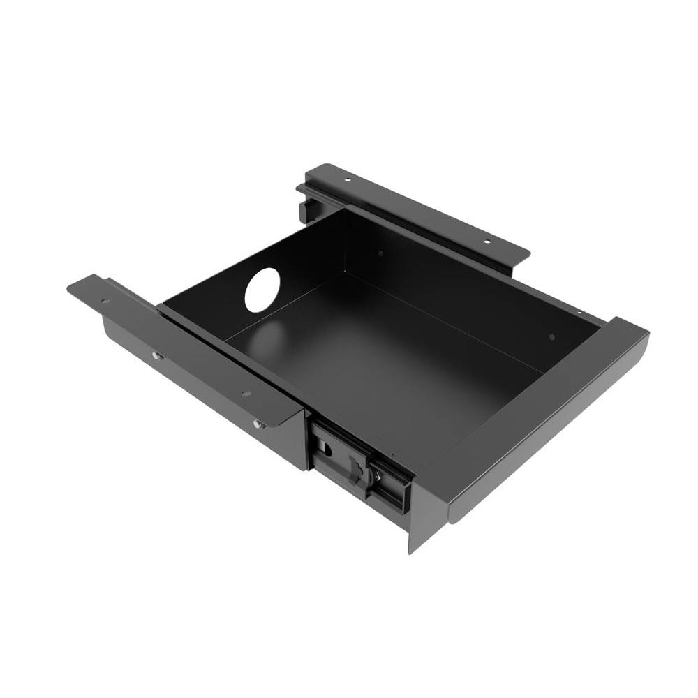 Under Desk Mounted Sliding Pull-Out Drawer for Office Desk or Table - Storage...