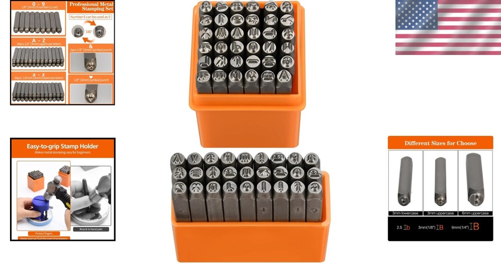 Steel Stamping Set for Jewelry Making