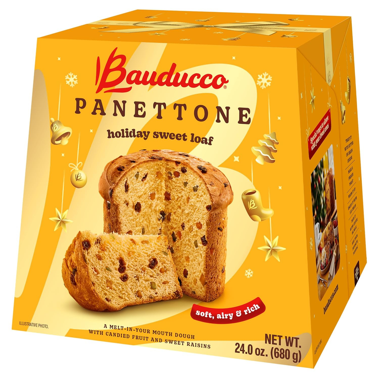 Classic Panettone - Moist & Fresh Holiday Cake - Traditional Italian Recipe With