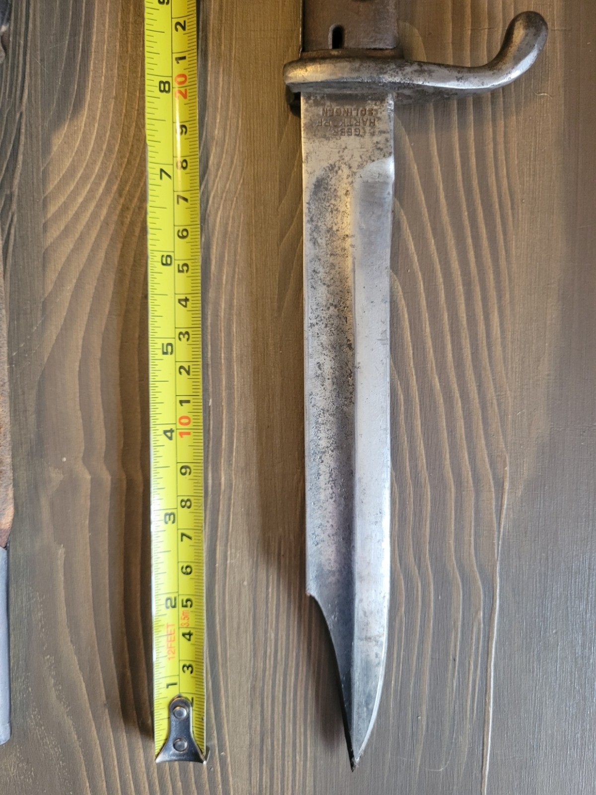 UNIQUE! Modified WWI German Butcher Blade Bayonet/Fighting Knife w/Sheath!
