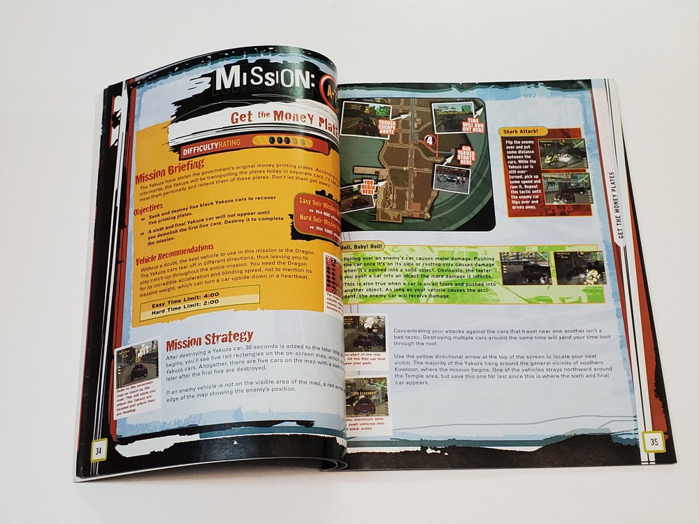 Wreckless Prima Strategy Guide Book *wear