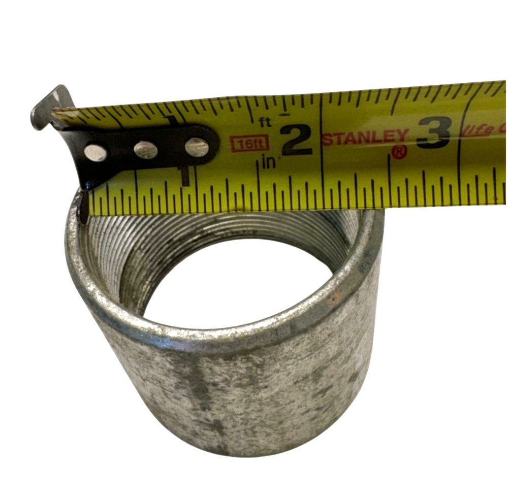 EC 2" Galvanized Full Threaded Conduit Coupling **Free Shipping**