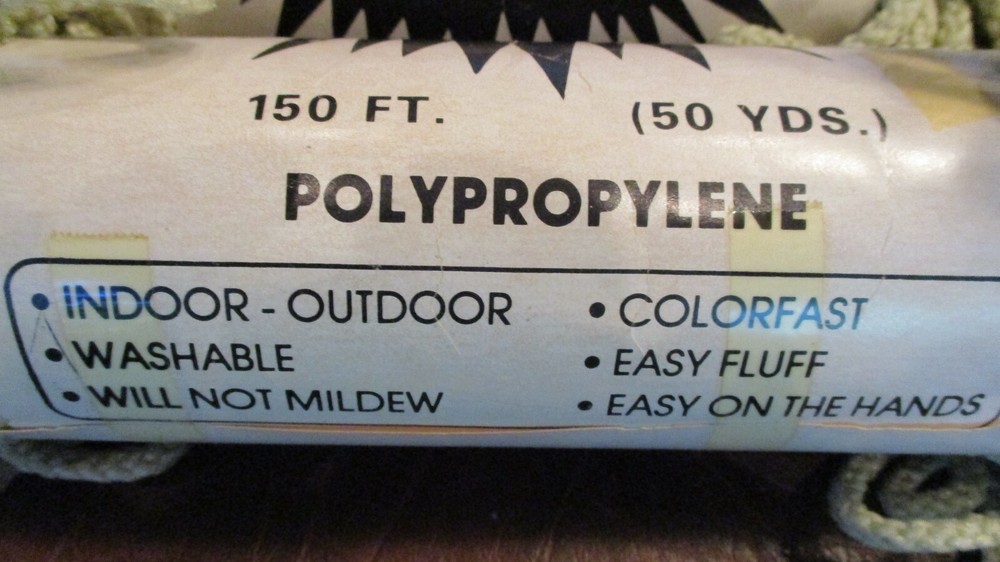 MAXI CORD BRAIDED POLYPROPYLENE Macrame 4 mm 150 yds Beige