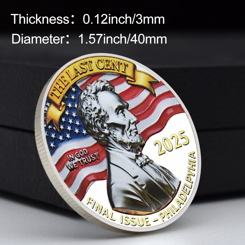 The Last U.S. One Cent Commemorative Coin - 2025 Final Penny Tribute Medal