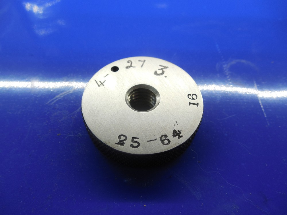 BUDGET 25/64 16 SOLID THREAD RING GAGE .390625  25/64-16 QUALITY INSPECTION TOOL