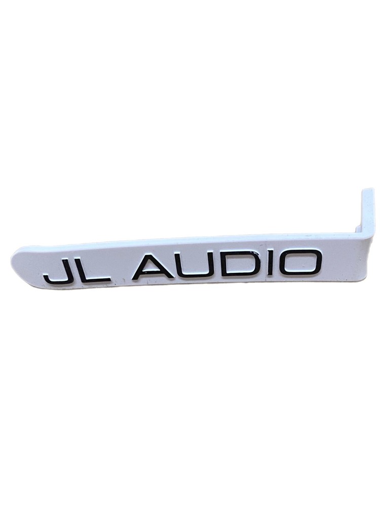 JL Audio White 3" Right Replacement Badge
