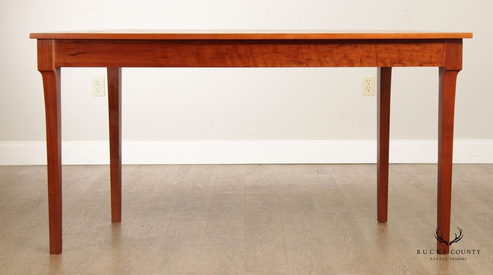 Studio Crafted Custom Quality Cherry One-Drawer Writing Desk