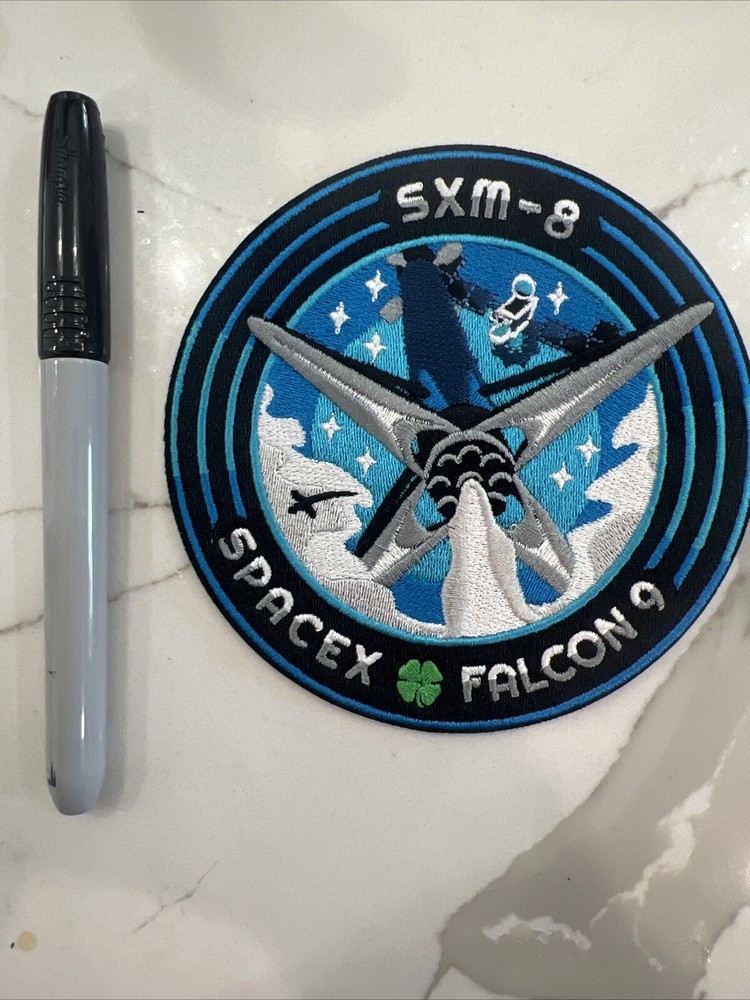 SpaceX Employee Patch - SXM-8 Satellite Mission