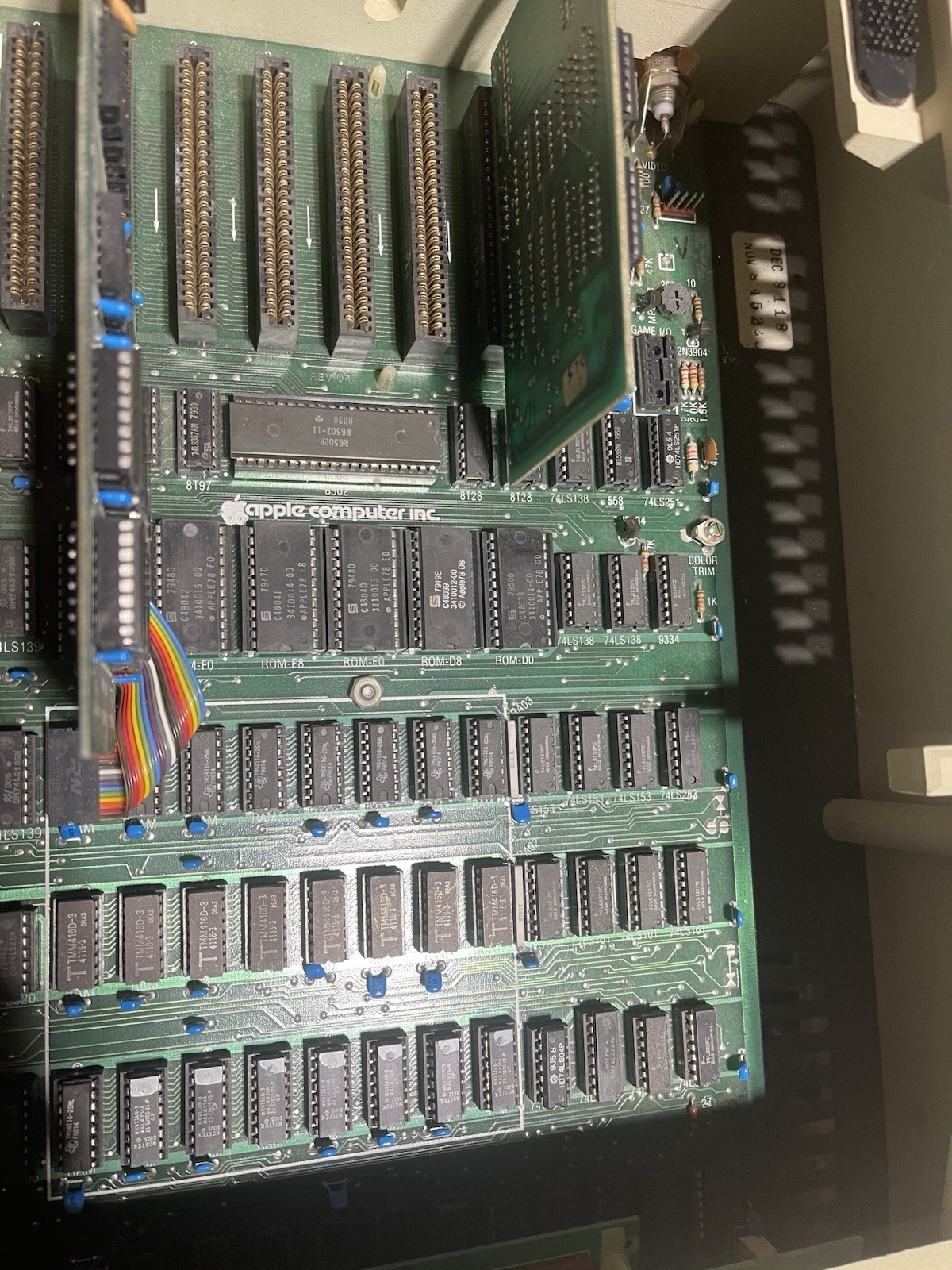 Vintage Apple II Plus A2S1048 Made In USA