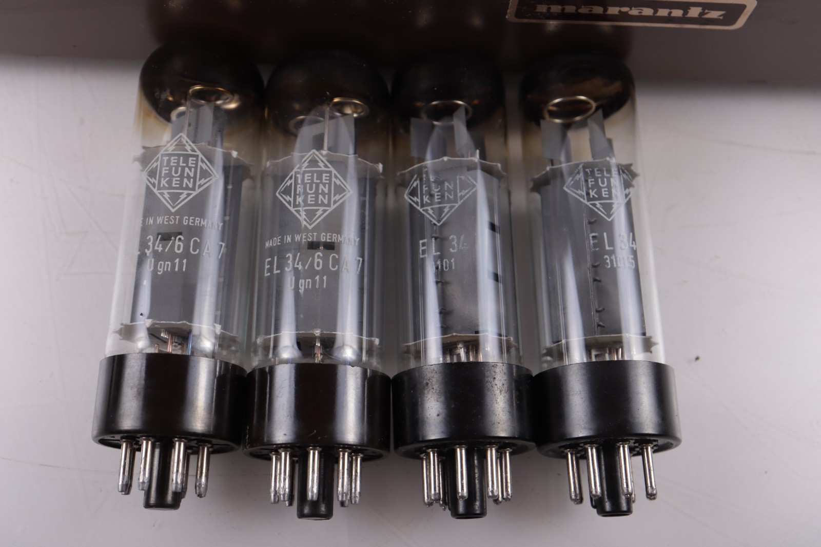 Marantz Model 8 Stereo Amplifier==Nice Original w/ Cage & Telefunken EL34's!