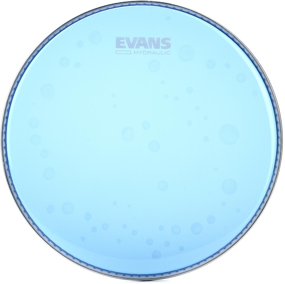 Evans Hydraulic Blue Drumhead - 16 inch + Evans TT12HB Value Bundle
