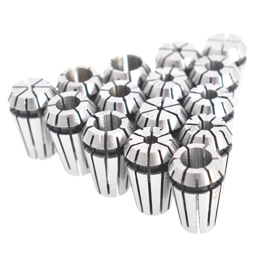 ER11 Spring Collet Set CNC Super Precision For Milling Tool NEW 15Pcs