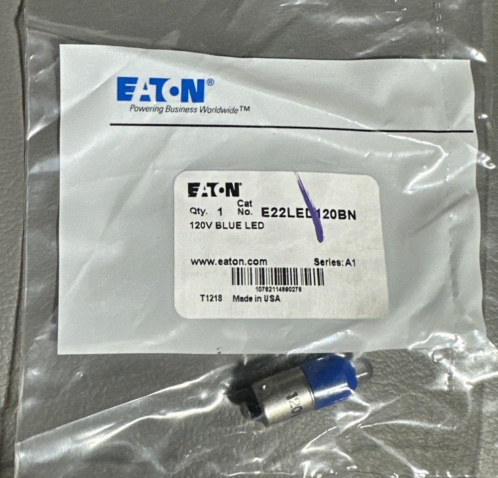 Eaton E22LED120BN LED Blue Bulb