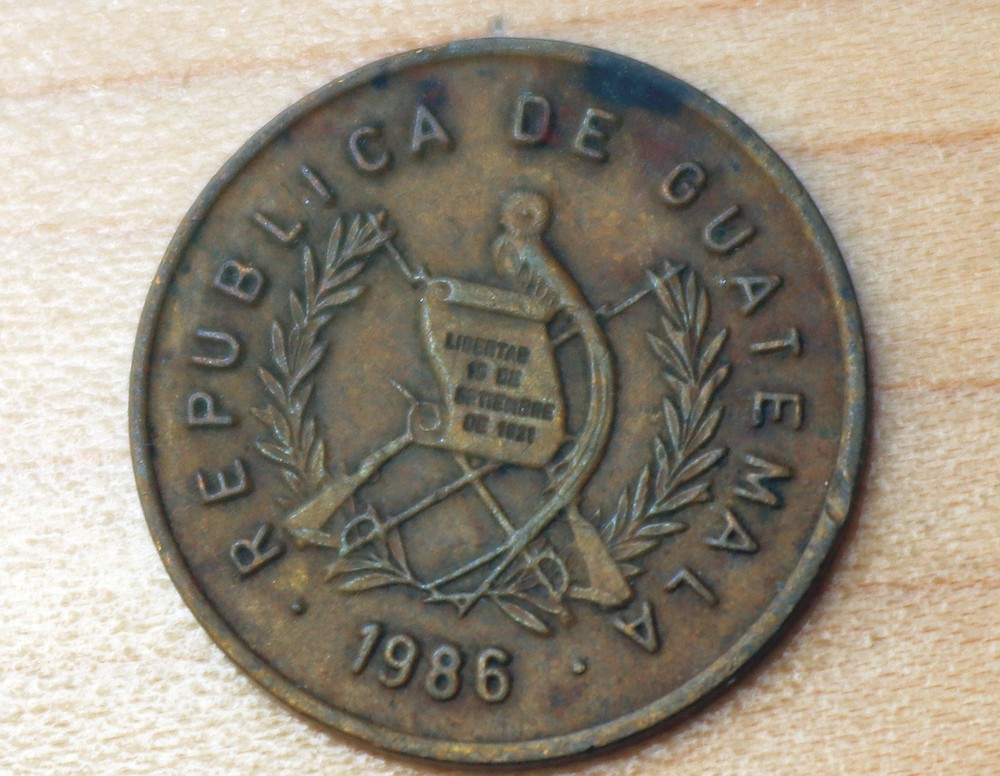 1986 Guatemala 1 Centavo