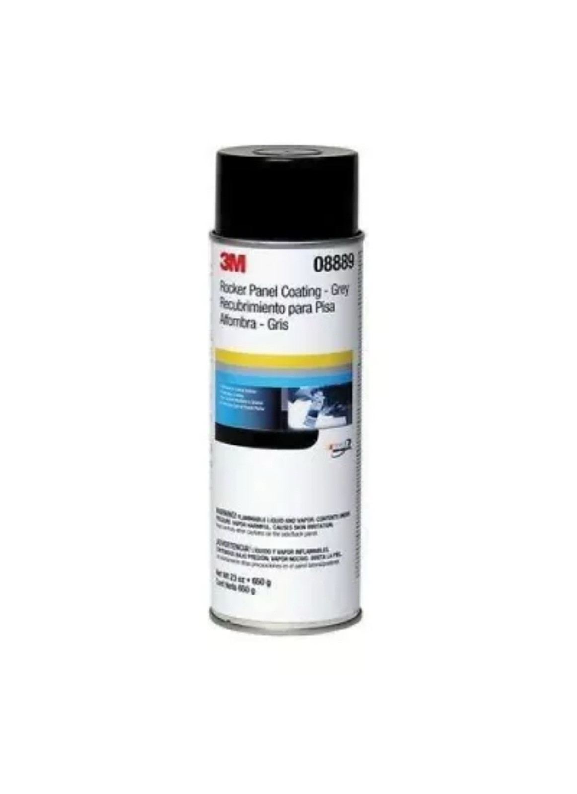 3M 08889 Gray Rocker Panel Coating Texture Rust Protection Repair 8889  (21 oz)