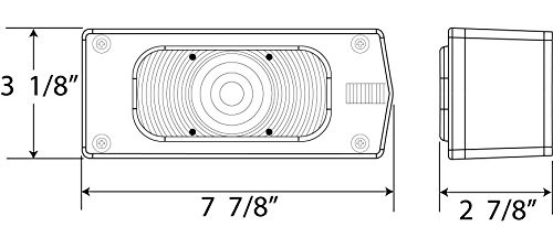 ST36RS Universal Mount Combination Tail Light, Passenger Side
