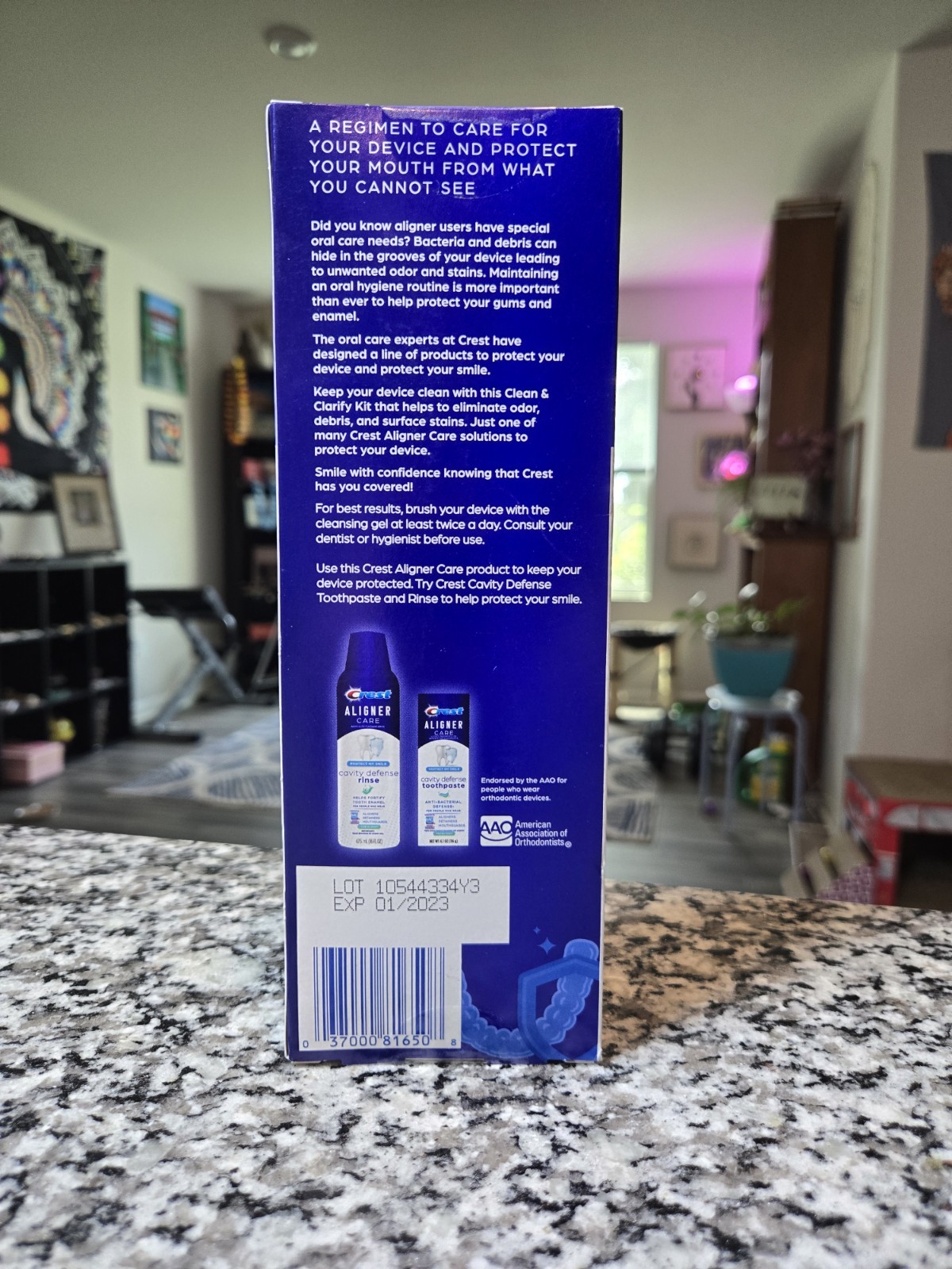 Crest Aligner Care Orthodontic Aligner/Retainer Clean & Clarify Kit Exp 1/23