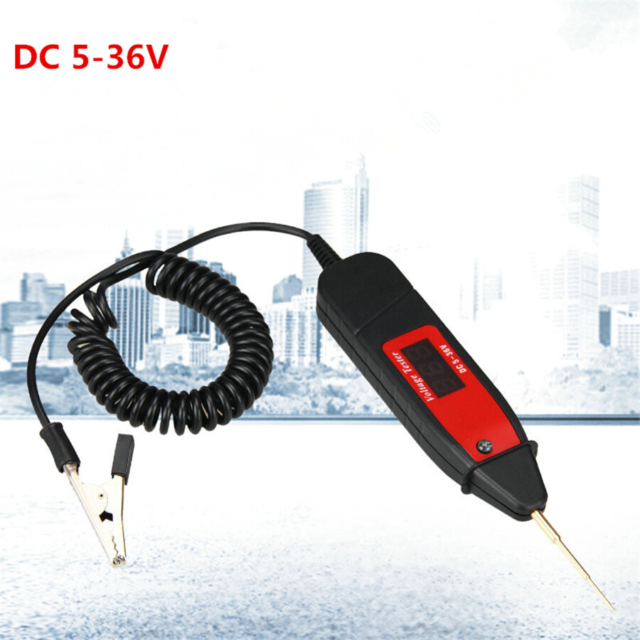 5-36V Digital Voltage Electric Tester Volt Detector Test Pen Car Testing Tool