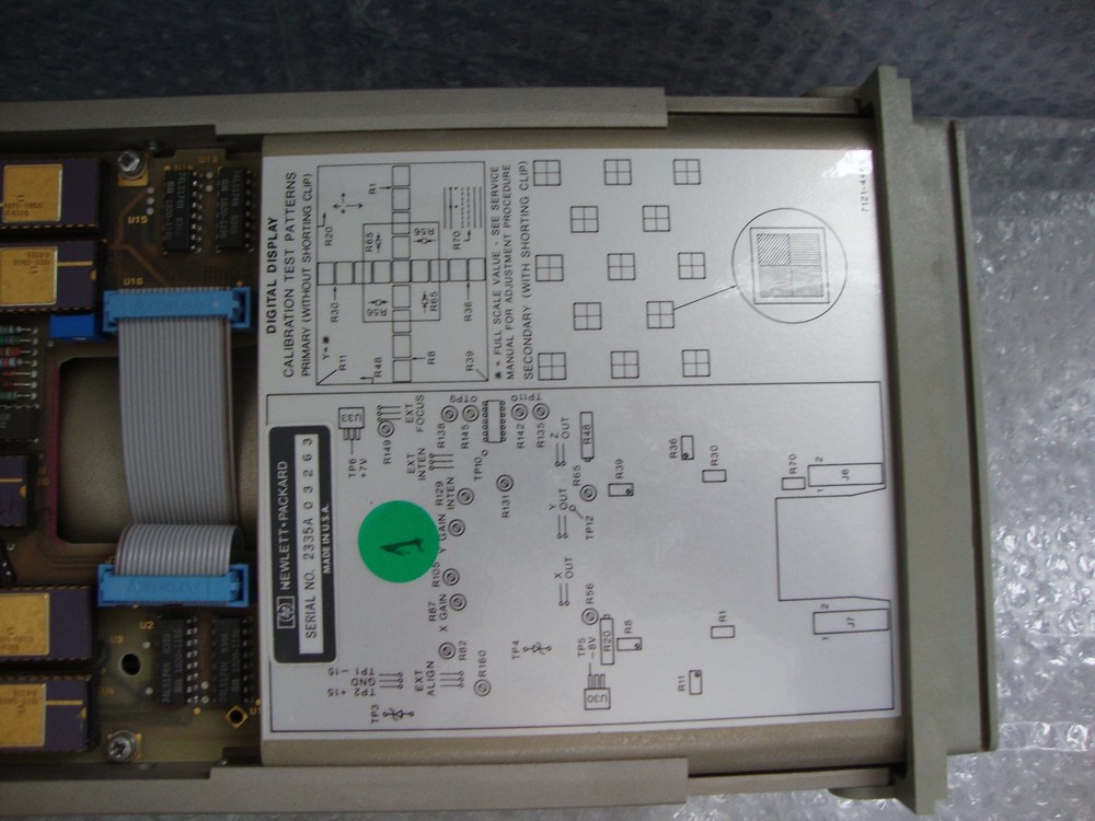 HP 1345A X-Y Digital Display Module