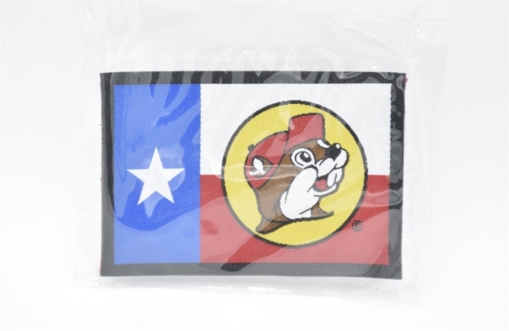 SME TEXAS FLAG BUC-EES BEAVER LOGO PATCH HOOK/LOOP BACKING EMBROIDERED PATCH NEW