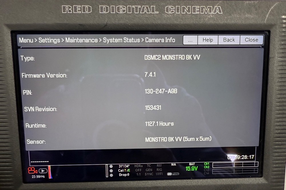 Loaded !!! RED DSMC2 Monstro 8K VV Package |Good Condition