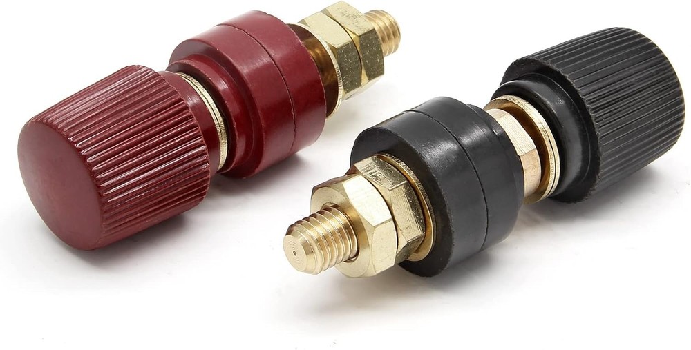 2 Pcs 3/8" Remote Battery Terminal Stud Battery Power Junction Post