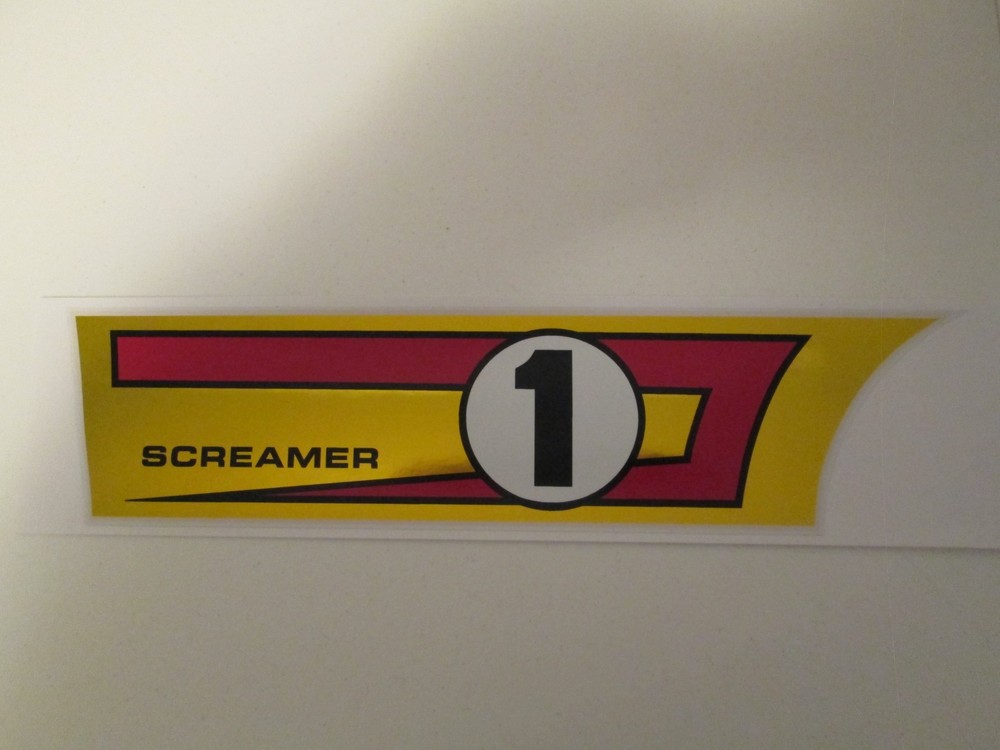 Sears Screamer 1 Chain guard decal