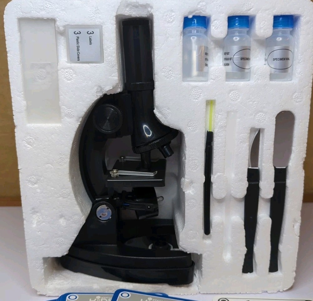 Vivitar Kids Tech Diecast Microscope Kit Augmented Reality